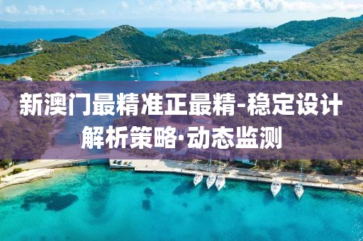 新澳門最精準(zhǔn)正最精-穩(wěn)定設(shè)計解析策略·動態(tài)監(jiān)測