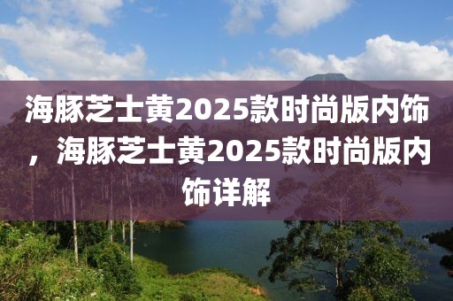 海豚芝士黃2025款時尚版內(nèi)飾，海豚芝士黃2025款時尚版內(nèi)飾詳解