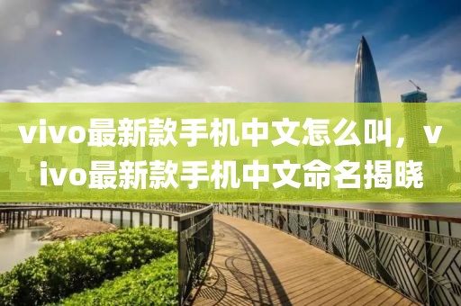vivo最新款手機中文怎么叫，vivo最新款手機中文命名揭曉
