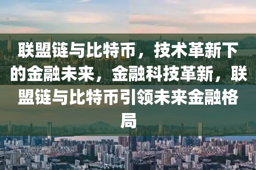 聯(lián)盟鏈與比特幣，技術(shù)革新下的金融未來，金融科技革新，聯(lián)盟鏈與比特幣引領(lǐng)未來金融格局