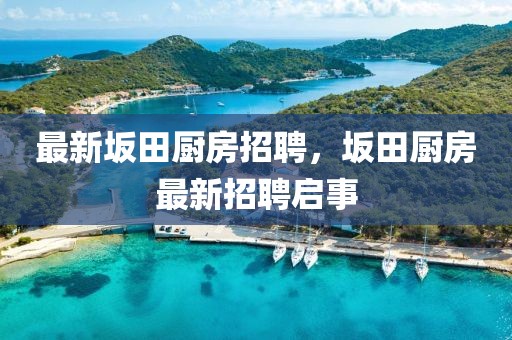 最新坂田廚房招聘，坂田廚房最新招聘啟事