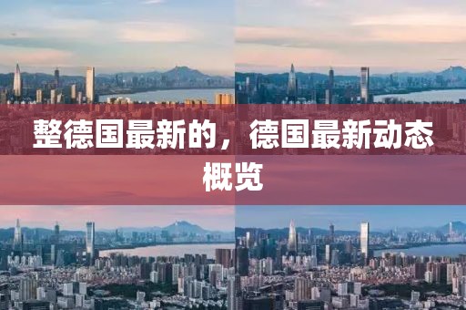 整德國最新的，德國最新動態(tài)概覽