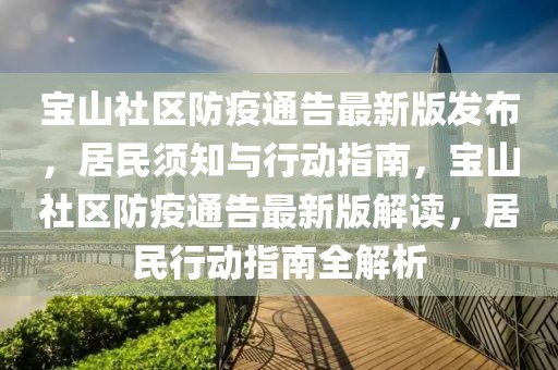 寶山社區(qū)防疫通告最新版發(fā)布，居民須知與行動指南，寶山社區(qū)防疫通告最新版解讀，居民行動指南全解析
