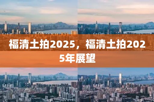 福清土拍2025，福清土拍2025年展望