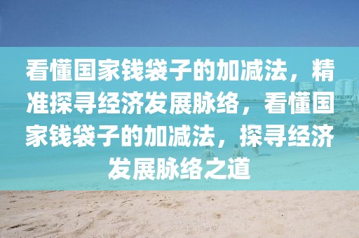 看懂國(guó)家錢袋子的加減法，精準(zhǔn)探尋經(jīng)濟(jì)發(fā)展脈絡(luò)，看懂國(guó)家錢袋子的加減法，探尋經(jīng)濟(jì)發(fā)展脈絡(luò)之道