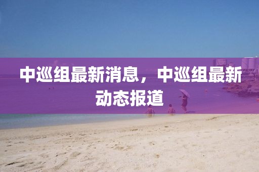 中巡組最新消息，中巡組最新動態(tài)報道