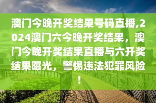 澳門今晚開獎結果號碼直播,2024澳門六今晚開獎結果，澳門今晚開獎結果直播與六開獎結果曝光，警惕違法犯罪風險！