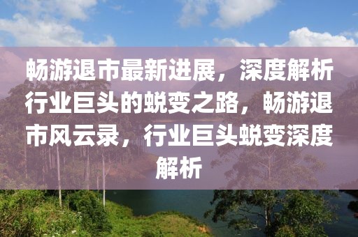 暢游退市最新進(jìn)展，深度解析行業(yè)巨頭的蛻變之路，暢游退市風(fēng)云錄，行業(yè)巨頭蛻變深度解析