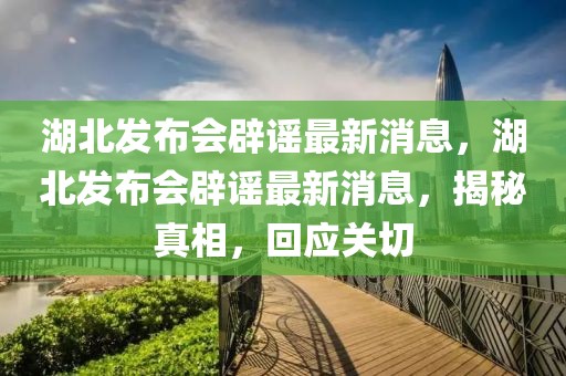 湖北發(fā)布會(huì)辟謠最新消息，湖北發(fā)布會(huì)辟謠最新消息，揭秘真相，回應(yīng)關(guān)切