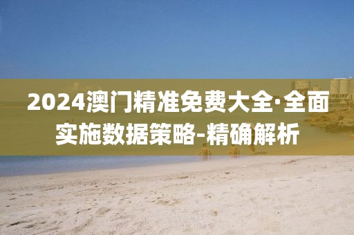 2024澳門精準(zhǔn)免費大全·全面實施數(shù)據(jù)策略-精確解析