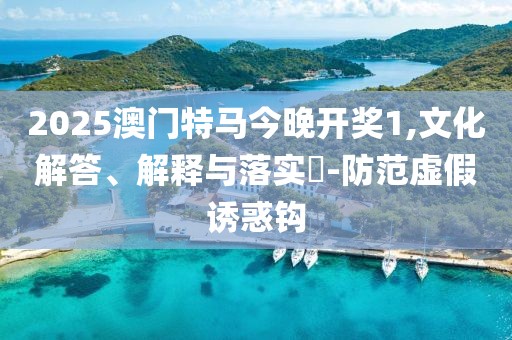 2025澳門特馬今晚開獎1,文化解答、解釋與落實(shí)?-防范虛假誘惑鉤