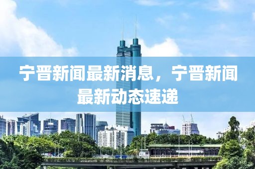 寧晉新聞最新消息，寧晉新聞最新動(dòng)態(tài)速遞