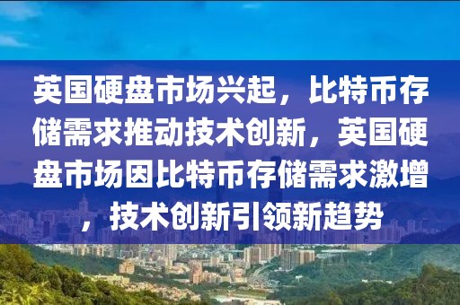英國(guó)硬盤市場(chǎng)興起，比特幣存儲(chǔ)需求推動(dòng)技術(shù)創(chuàng)新，英國(guó)硬盤市場(chǎng)因比特幣存儲(chǔ)需求激增，技術(shù)創(chuàng)新引領(lǐng)新趨勢(shì)
