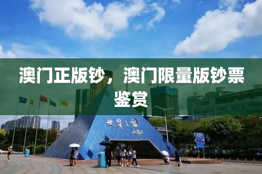澳門正版鈔，澳門限量版鈔票鑒賞