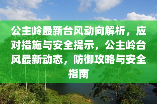 公主嶺最新臺風動向解析，應對措施與安全提示，公主嶺臺風最新動態(tài)，防御攻略與安全指南