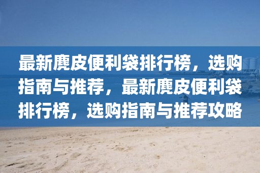 最新麂皮便利袋排行榜，選購指南與推薦，最新麂皮便利袋排行榜，選購指南與推薦攻略