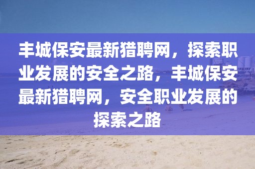豐城保安最新獵聘網(wǎng)，探索職業(yè)發(fā)展的安全之路，豐城保安最新獵聘網(wǎng)，安全職業(yè)發(fā)展的探索之路