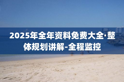 2025年全年資料免費大全·整體規(guī)劃講解-全程監(jiān)控