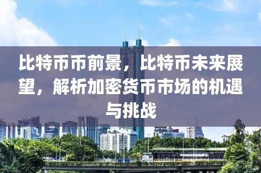 比特幣幣前景，比特幣未來(lái)展望，解析加密貨幣市場(chǎng)的機(jī)遇與挑戰(zhàn)