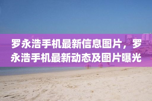 羅永浩手機最新信息圖片，羅永浩手機最新動態(tài)及圖片曝光