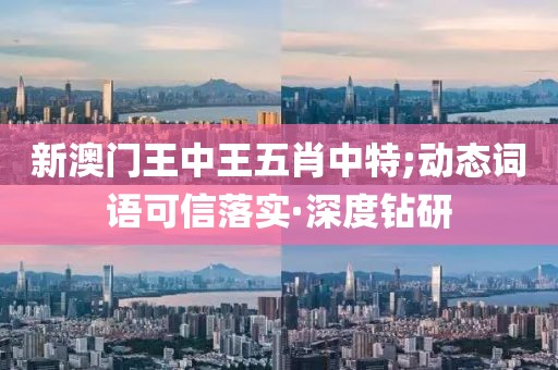 新澳門(mén)王中王五肖中特;動(dòng)態(tài)詞語(yǔ)可信落實(shí)·深度鉆研