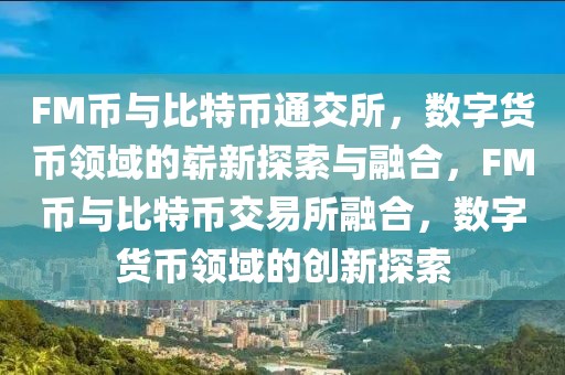 FM幣與比特幣通交所，數(shù)字貨幣領(lǐng)域的嶄新探索與融合，F(xiàn)M幣與比特幣交易所融合，數(shù)字貨幣領(lǐng)域的創(chuàng)新探索