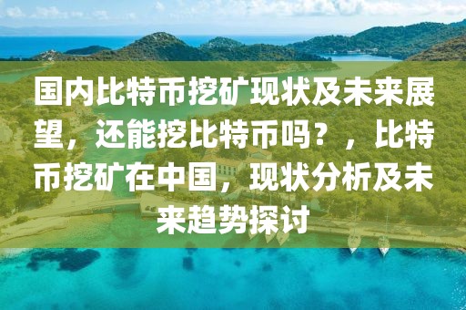 國內(nèi)比特幣挖礦現(xiàn)狀及未來展望，還能挖比特幣嗎？，比特幣挖礦在中國，現(xiàn)狀分析及未來趨勢探討