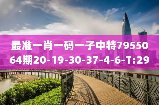 最準一肖一碼一子中特7955064期20-19-30-37-4-6-T:29
