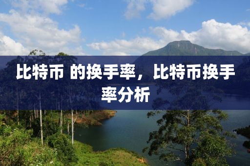 比特幣 的換手率，比特幣換手率分析