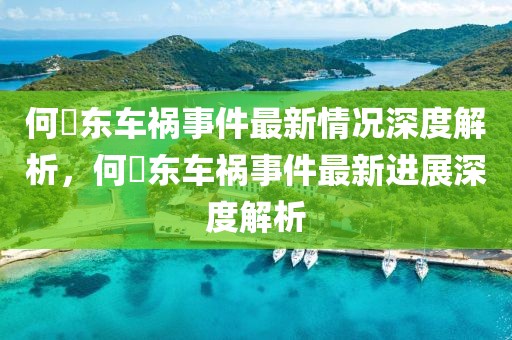 何潤東車禍?zhǔn)录钚虑闆r深度解析，何潤東車禍?zhǔn)录钚逻M(jìn)展深度解析