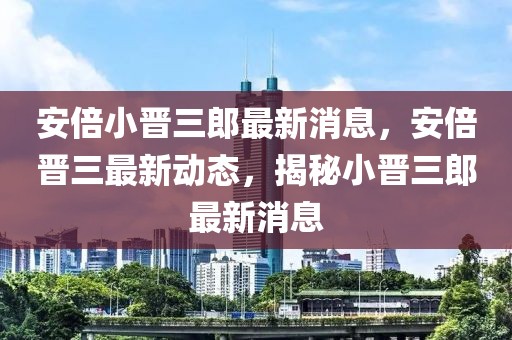 安倍小晉三郎最新消息，安倍晉三最新動(dòng)態(tài)，揭秘小晉三郎最新消息