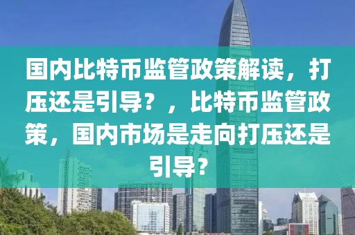 國內(nèi)比特幣監(jiān)管政策解讀，打壓還是引導？，比特幣監(jiān)管政策，國內(nèi)市場是走向打壓還是引導？