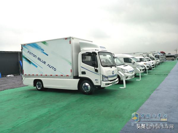 福田新能源四米二新能源，綠色出行新選擇，引領(lǐng)物流行業(yè)變革，福田新能源四米二，綠色物流新先鋒，重塑行業(yè)出行新格局